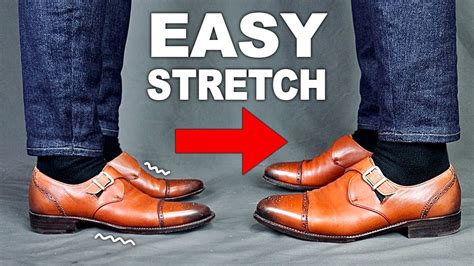 how to loosen fake leather shoes|stretch leather shoes with alcohol.